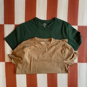 Jcrew and New Look Tees. 2 pack. Great condition. Nice fall colors.